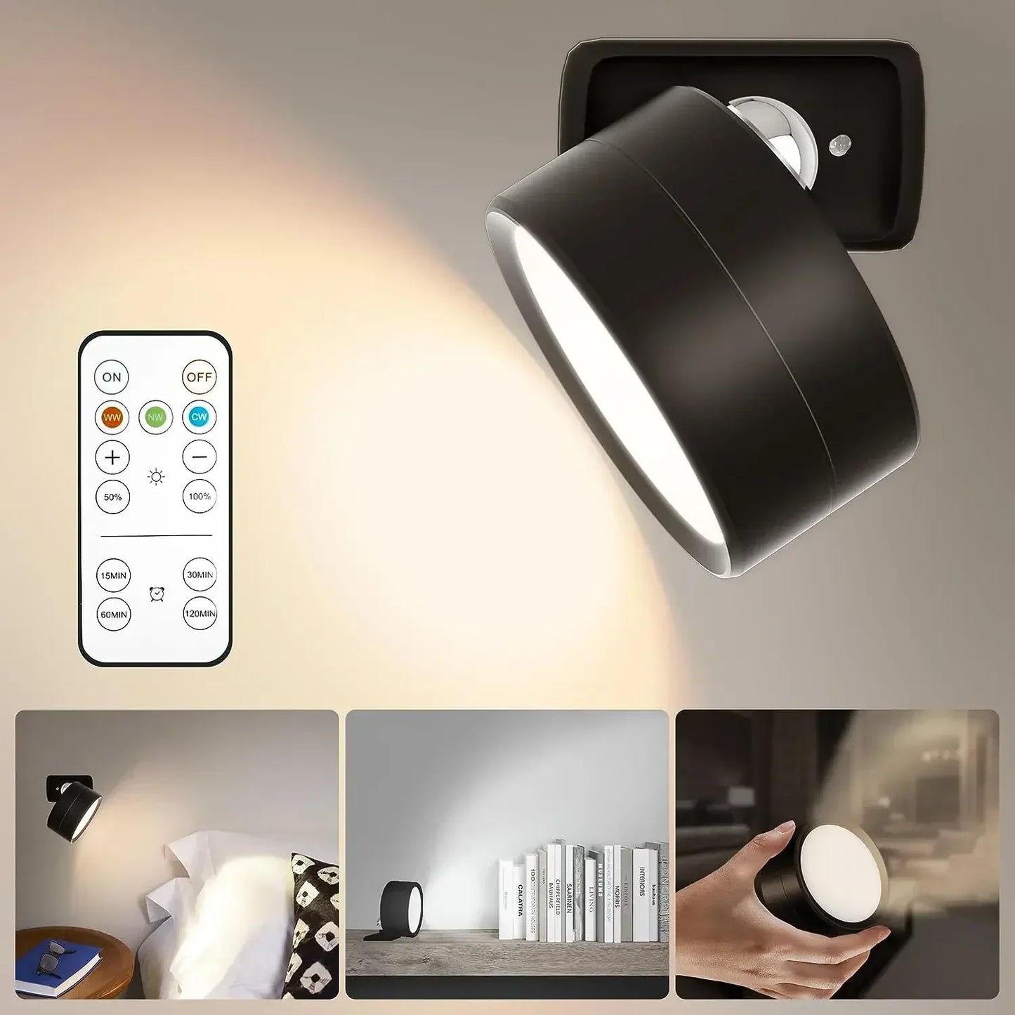 Magnetic Rotating LED Spotlight